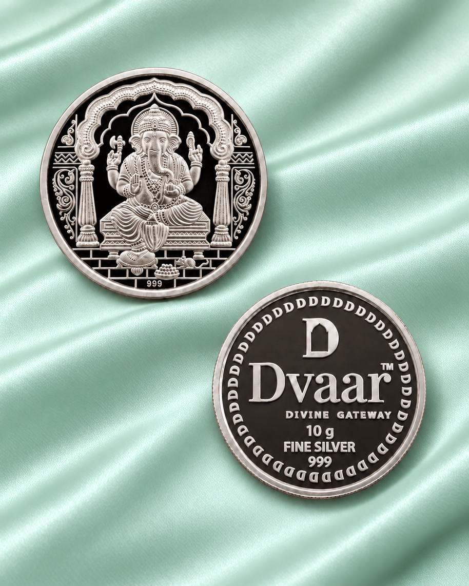 Ganesha 10g Coin in 999 Silver