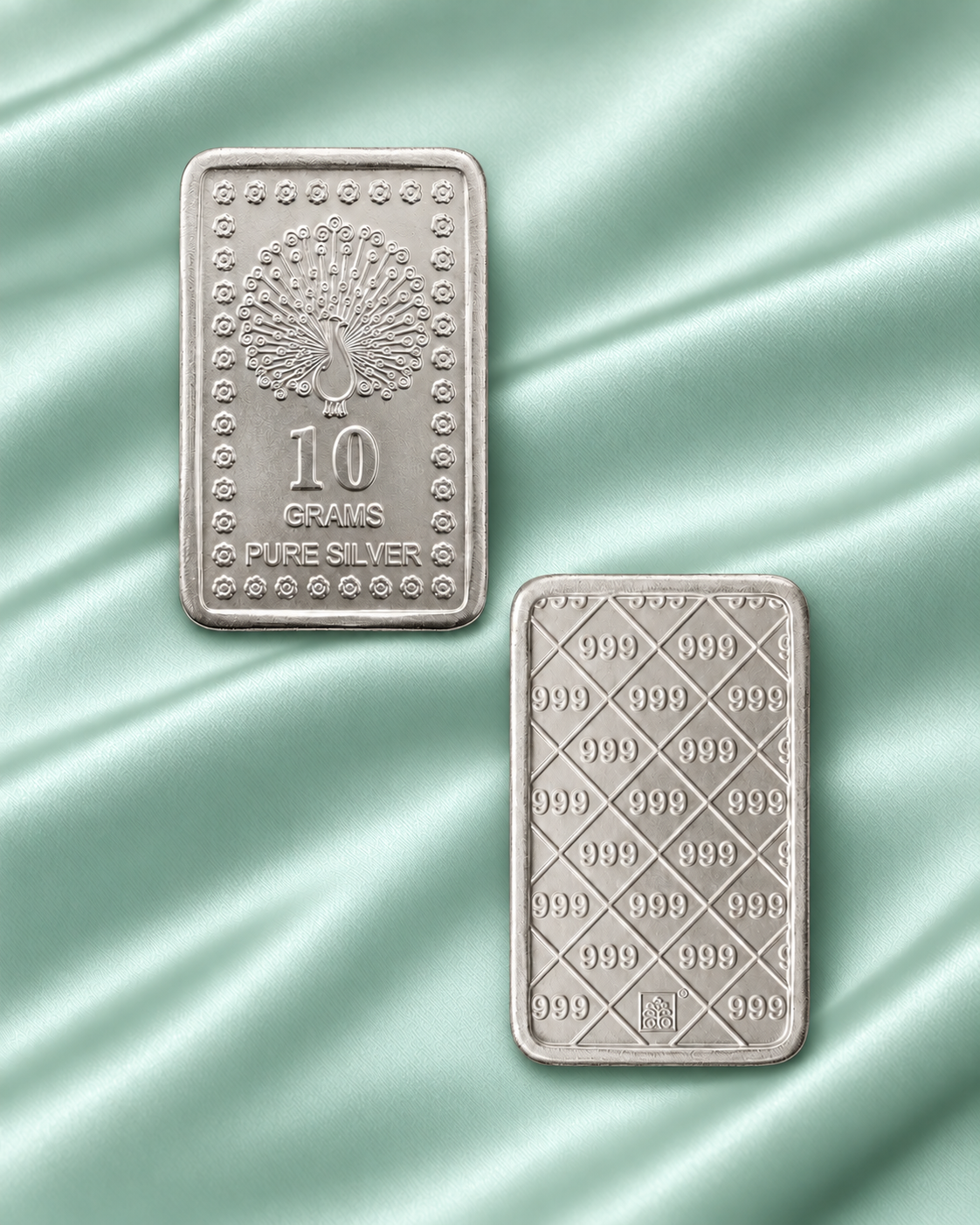 10 grams bar in 999 Silver