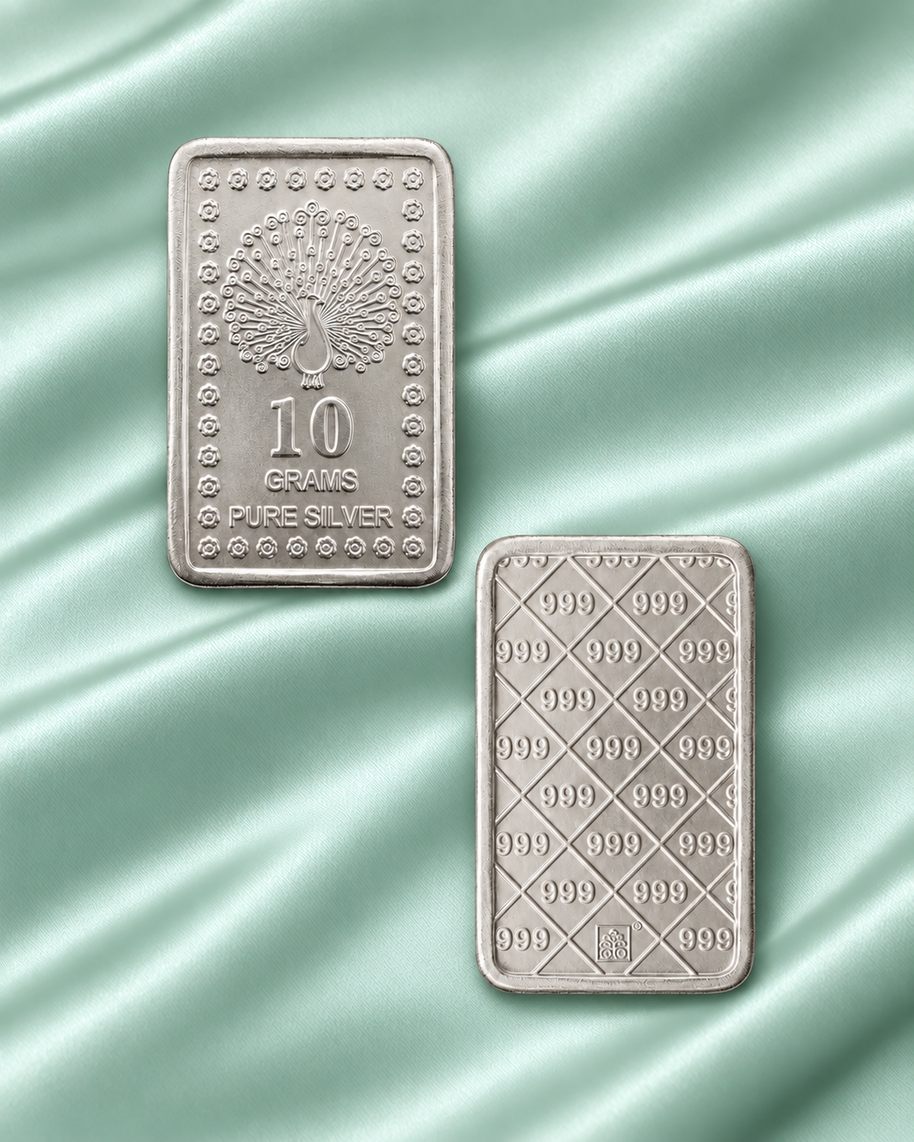 10 grams bar in 999 Silver