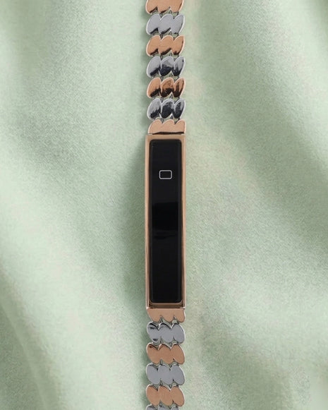 Round Link Smart Watch in 92.5 Silver