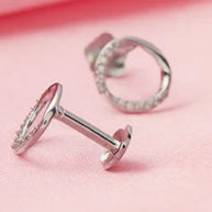 Halo Studs in 92.5 Silver