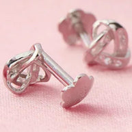 Triad Studs in 92.5 Silver