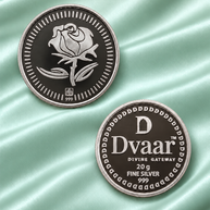 Rose 20g Coin in 999 Silver