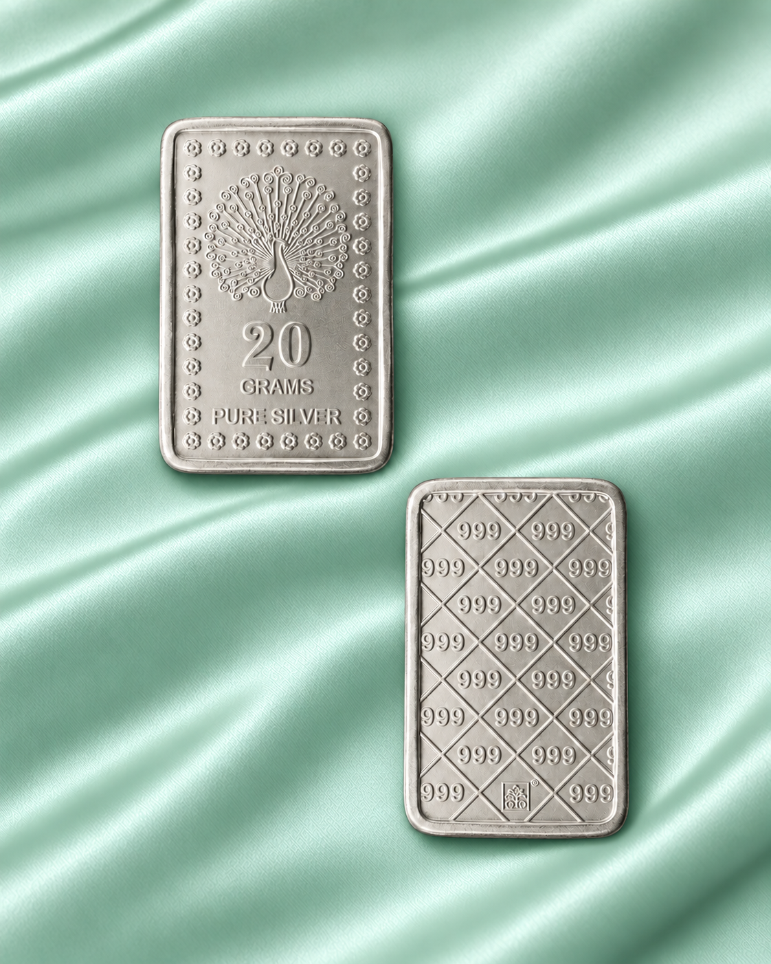 20 grams bar in 999 Silver