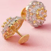 Moissanite Studs in 92.5 Silver