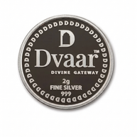 Gaja Lakshmi 999 Pure silver Round Coin