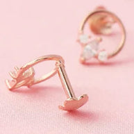 Pearl Halo Studs in 92.5 Silver