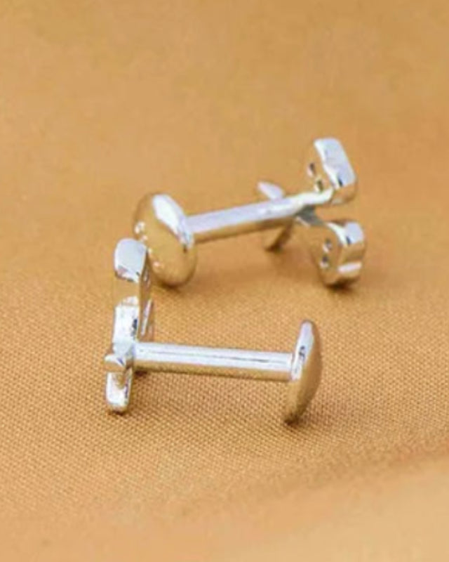 Heart Lollipop Studs in 92.5 Silver