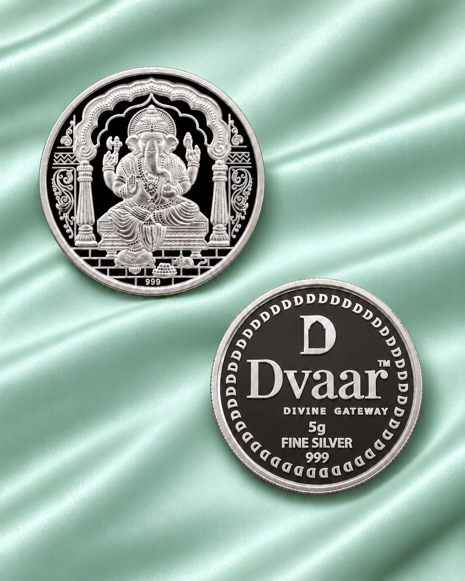 Ganesha 5g Coin in 999 Silver