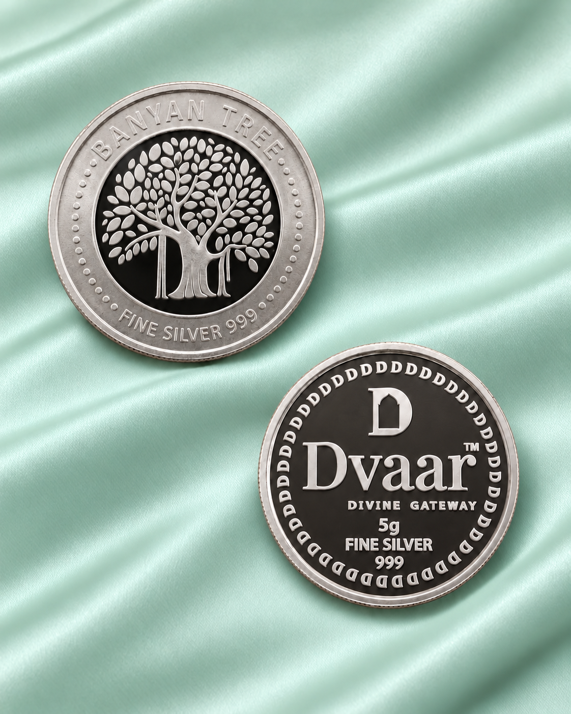 Banyan Tree Round 5g Coin in 999 Silver