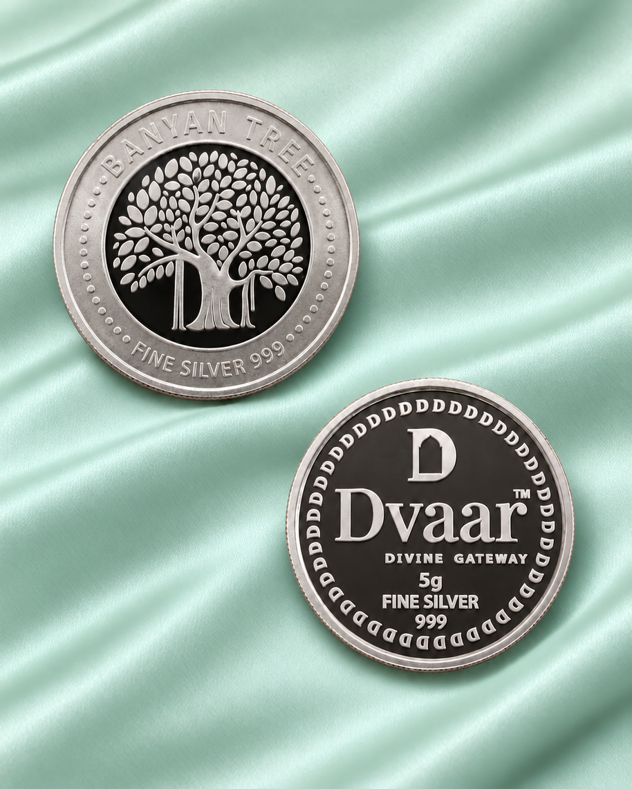 Banyan Tree Round 5g Coin in 999 Silver