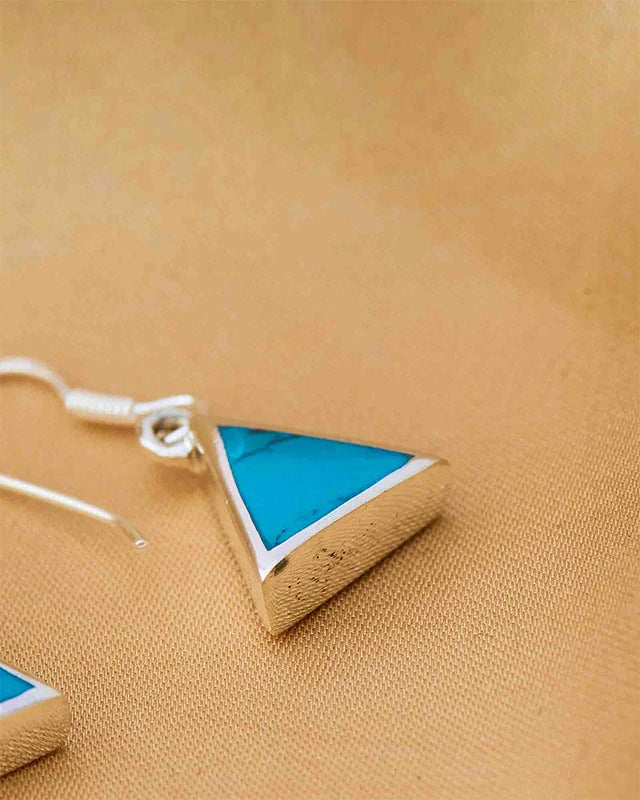 Triangular Hangings in 92.5 Silver