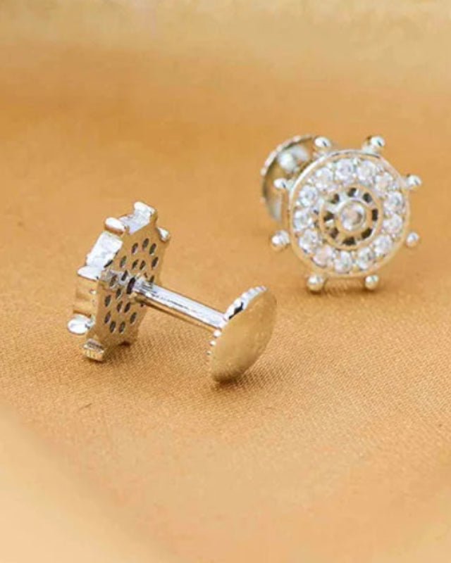 Orbit Studs in 92.5 Silver