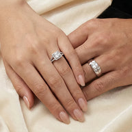 Eterna Duo Ring in 92.5 Silver