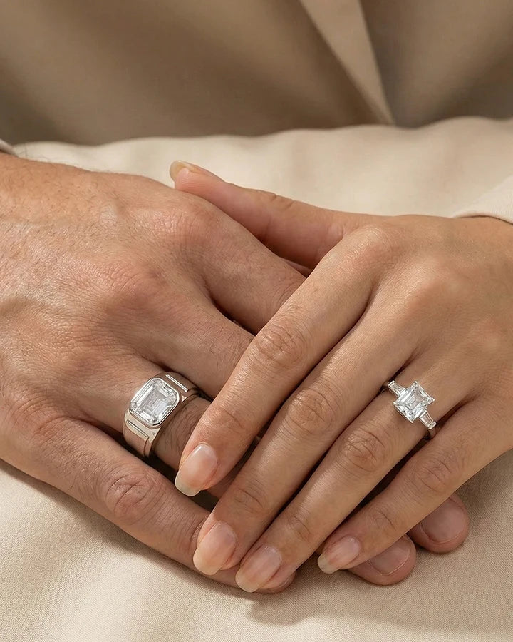 Promise Duo Ring in 92.5 Silver