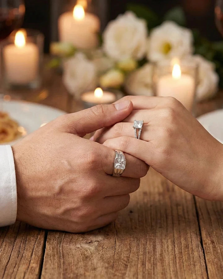 Vow Duo Ring in 92.5 Silver
