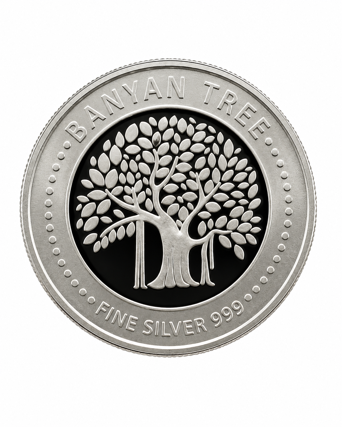 Banyan Tree Round 5g Coin in 999 Silver