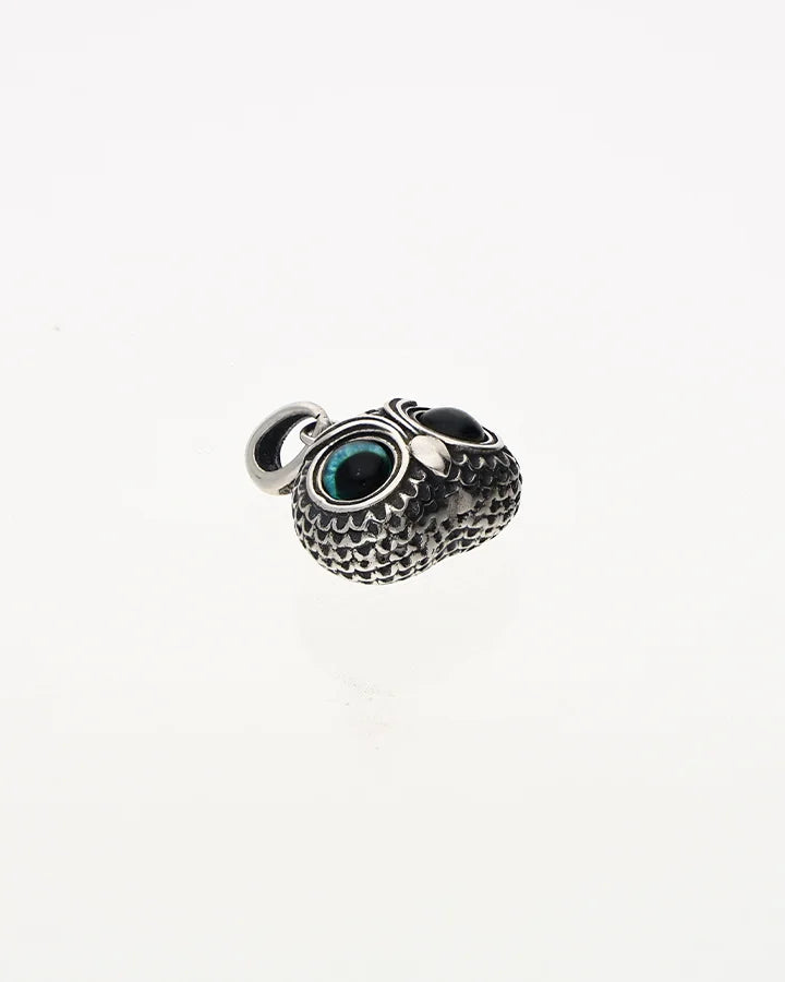 Owl Pendant in 92.5 Silver