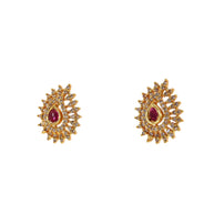 Teardrop Studs detail - Silsila by Dvaar
