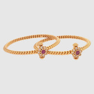 Twisted Elegance - Antique Gold Bangle in 92.5 Silver