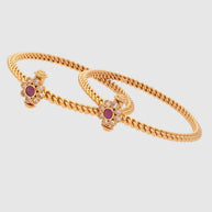 Twisted Elegance - Antique Gold Bangle in 92.5 Silver