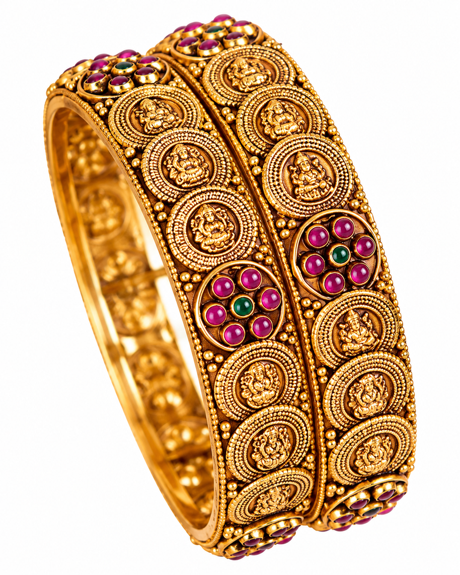 Lakshmi Bangles in 92.5 Silver