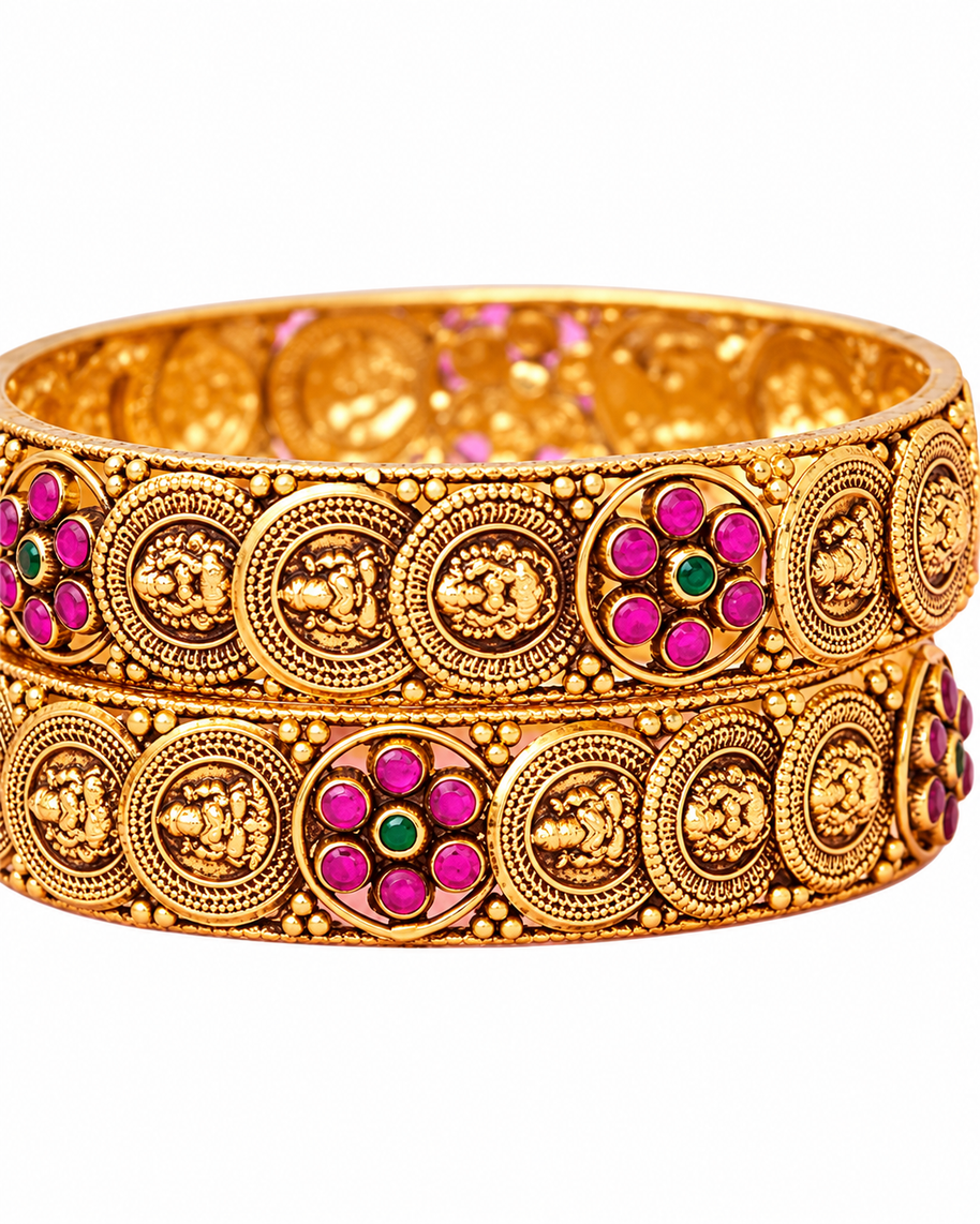 Lakshmi Bangles in 92.5 Silver