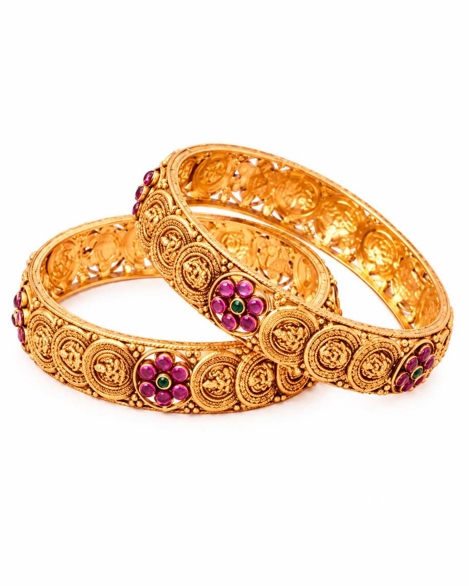 Lakshmi Bangles in 92.5 Silver