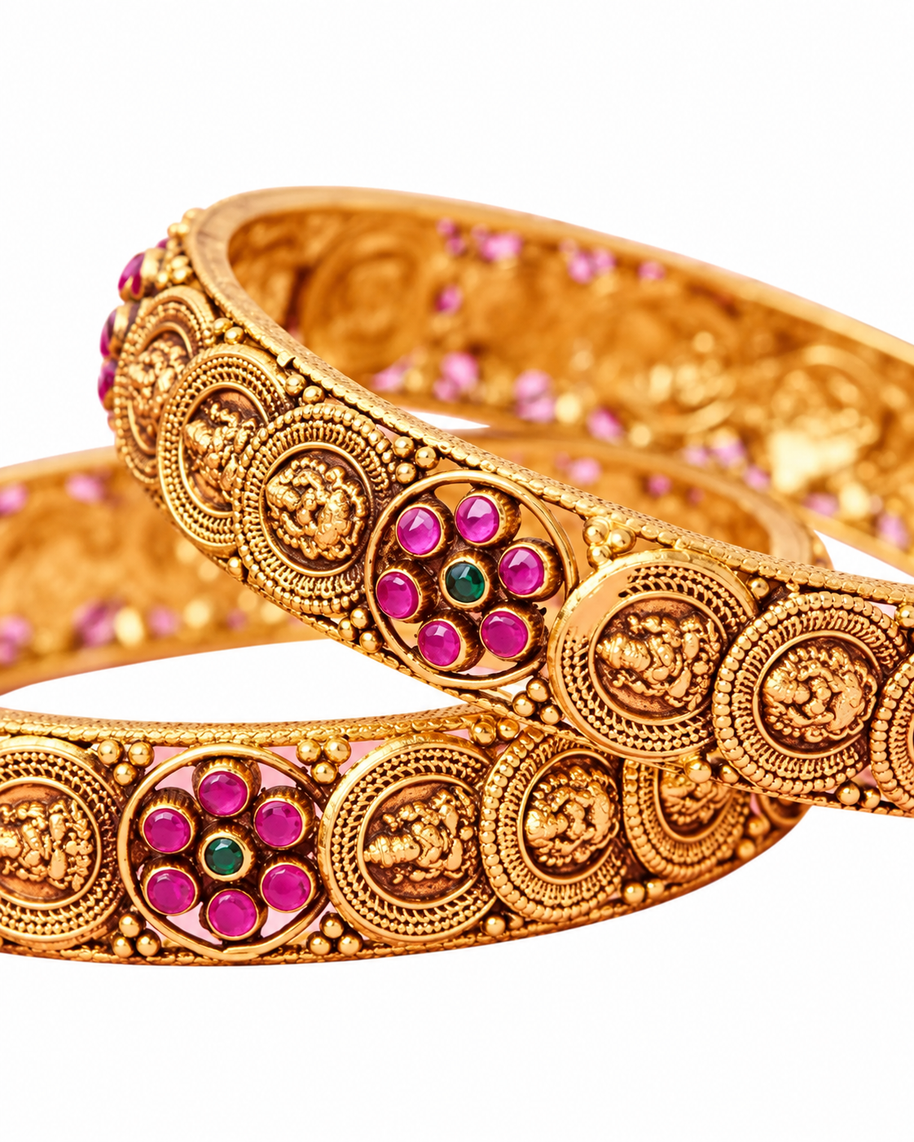 Lakshmi Bangles in 92.5 Silver