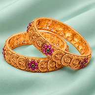 Lakshmi Bangles in 92.5 Silver