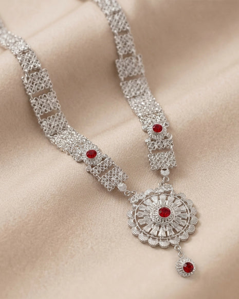 Maharaja Grace Haar in 999 Pure Silver