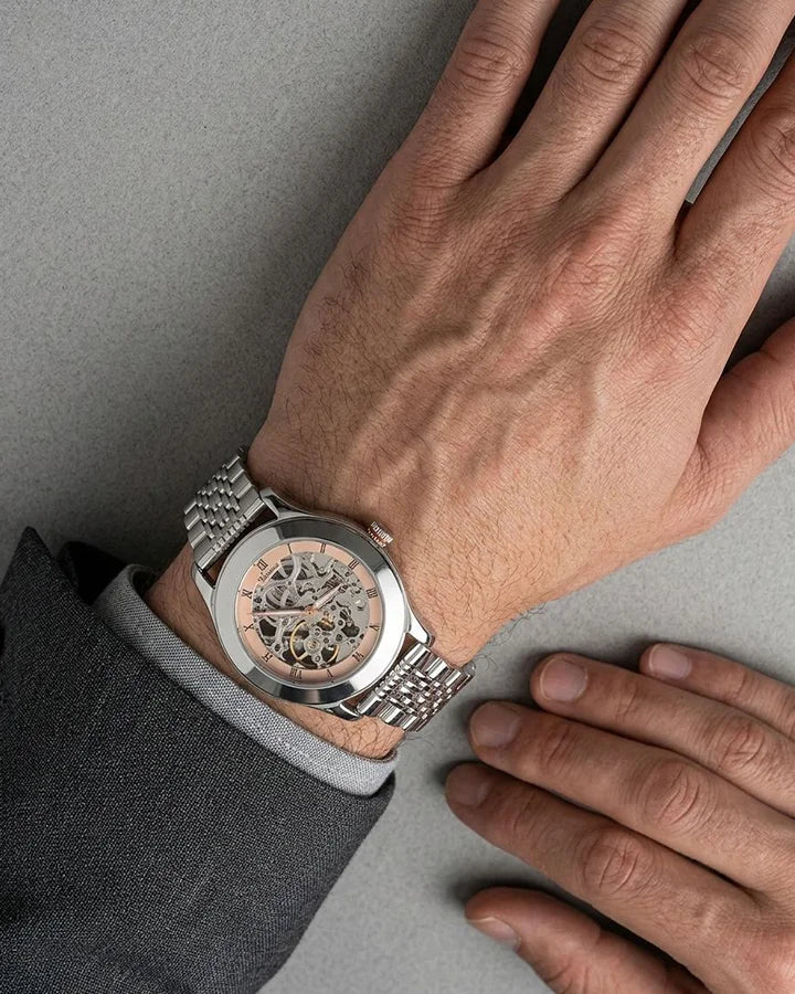 ROXERINA Vintage Automatic Watch in 92.5 Silver