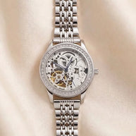 Skeleton Automatic Watch in 92.5 Silver