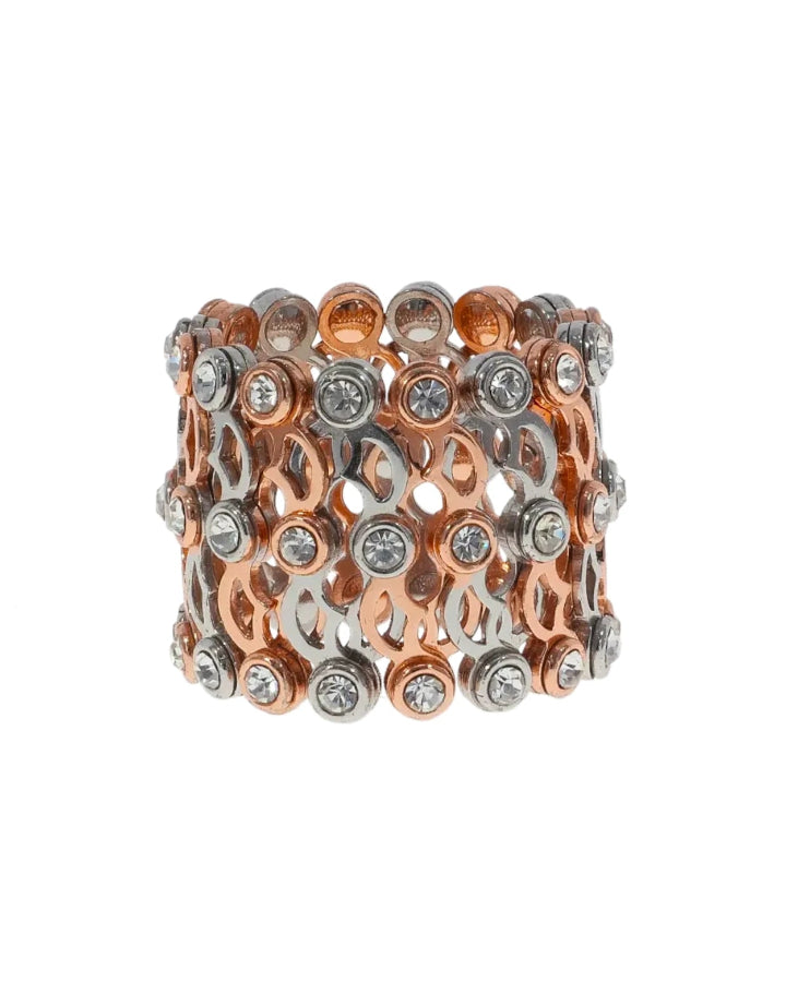 DuoLux Ring Kada in 92.5 Silver