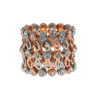 DuoLux Ring Kada in 92.5 Silver