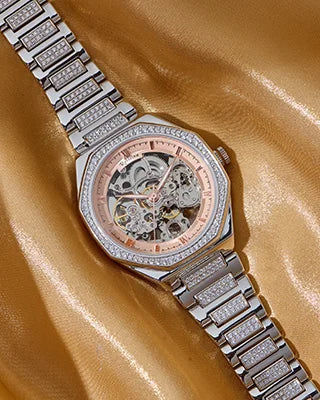 Roxerina Automatic Watch in 92.5 Silver