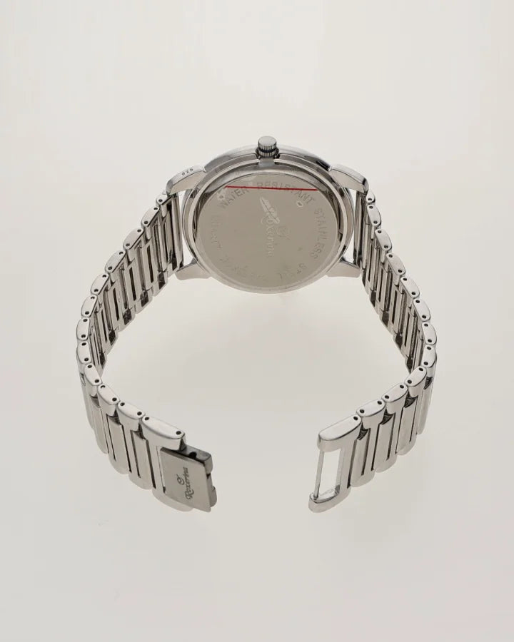 Blue Chrono Watch in 92.5 Silver