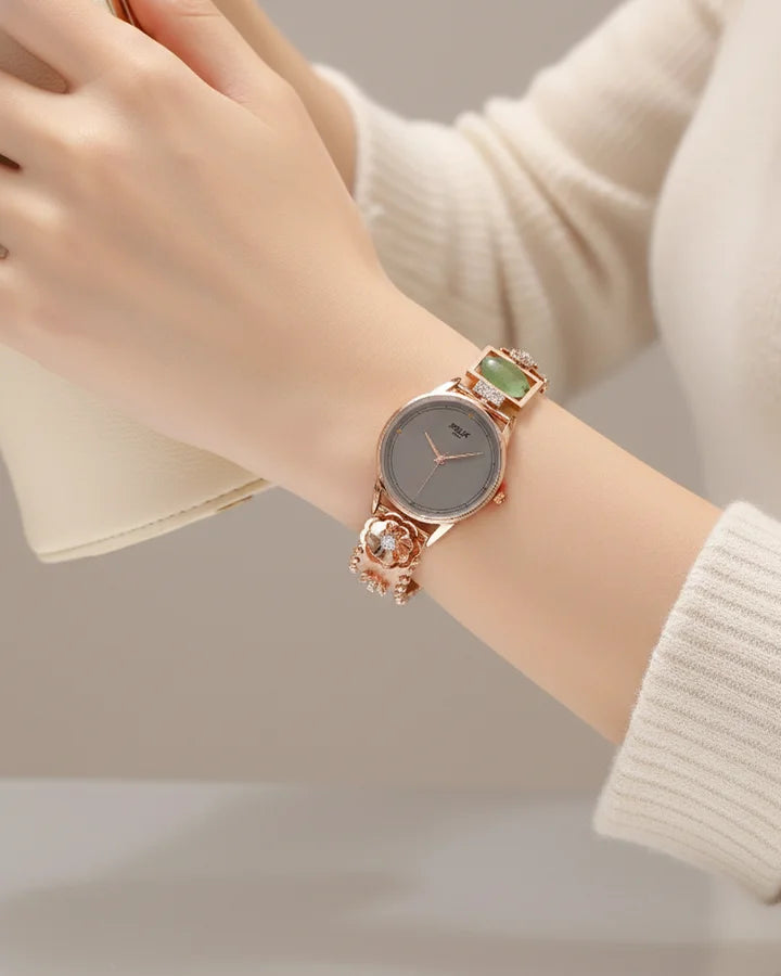 Felix Floral Watch in 92.5 Silver
