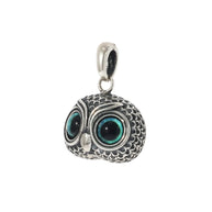 Owl Pendant in 92.5 Silver