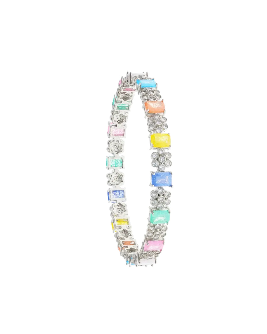 Crystal Bangles in 92.5 Silver