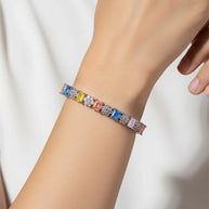 Crystal Bangles in 92.5 Silver