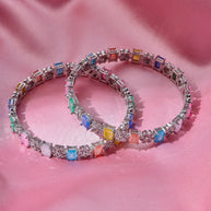 Crystal Bangles in 92.5 Silver