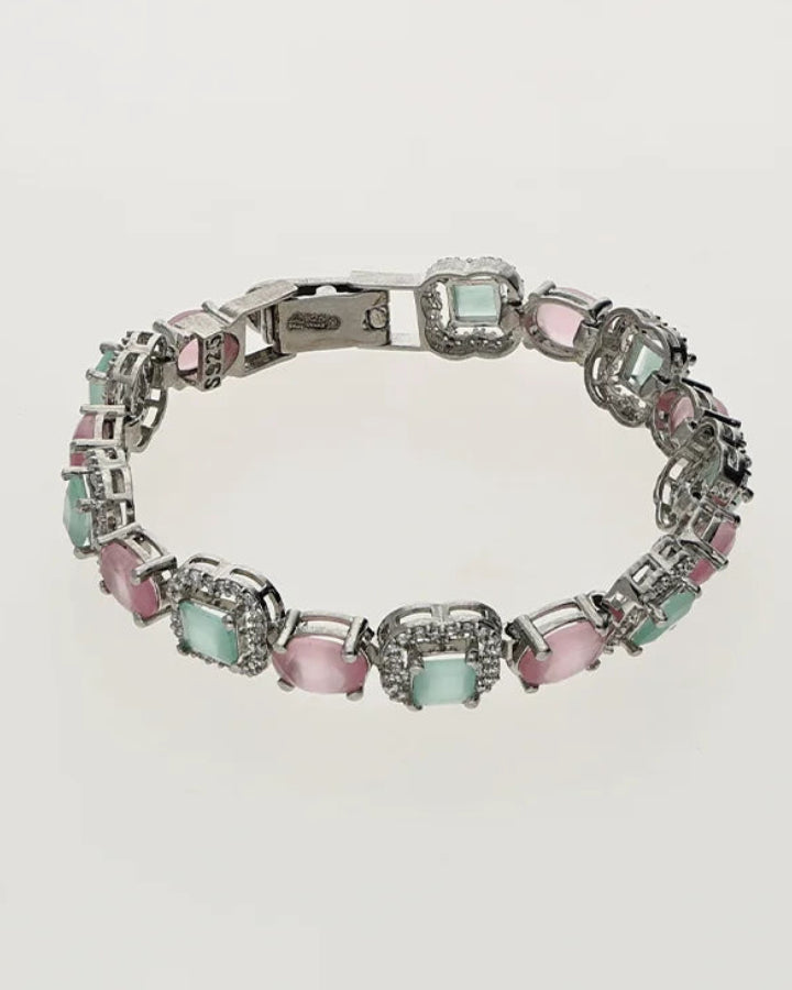 Gemstone Bracelet in 92.5 Silver