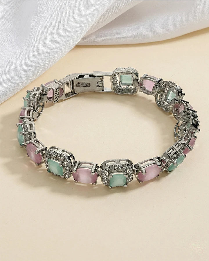Gemstone Bracelet in 92.5 Silver