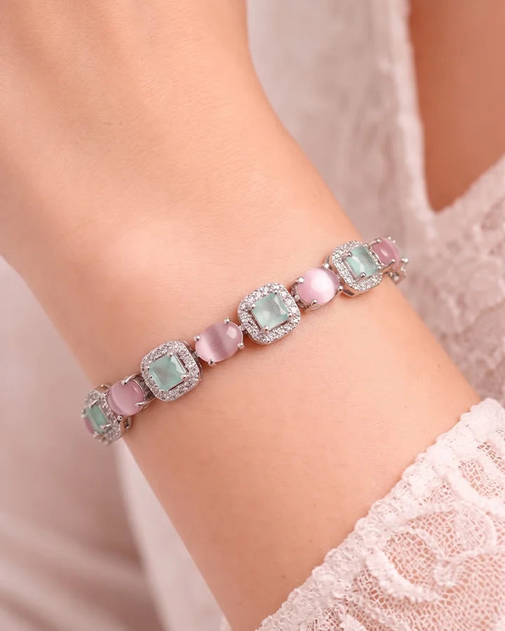 Gemstone Bracelet in 92.5 Silver