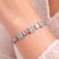 Gemstone Bracelet in 92.5 Silver