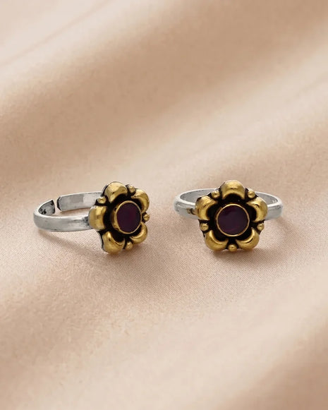 Ratnaraj Toe Rings in 92.5 Silver