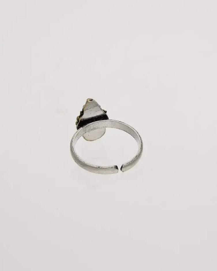 Padmaraga Toe Rings worn view - Silsila by Dvaar