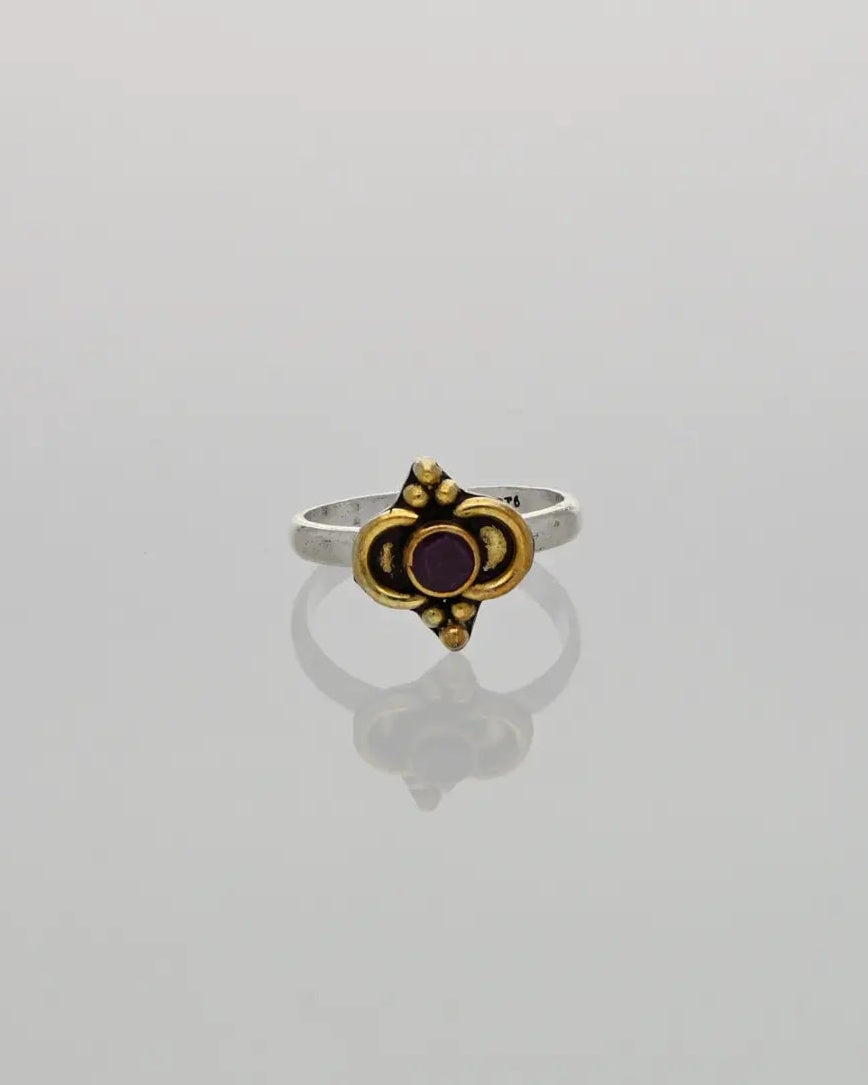 Manikya Toe Rings side view - Silsila by Dvaar
