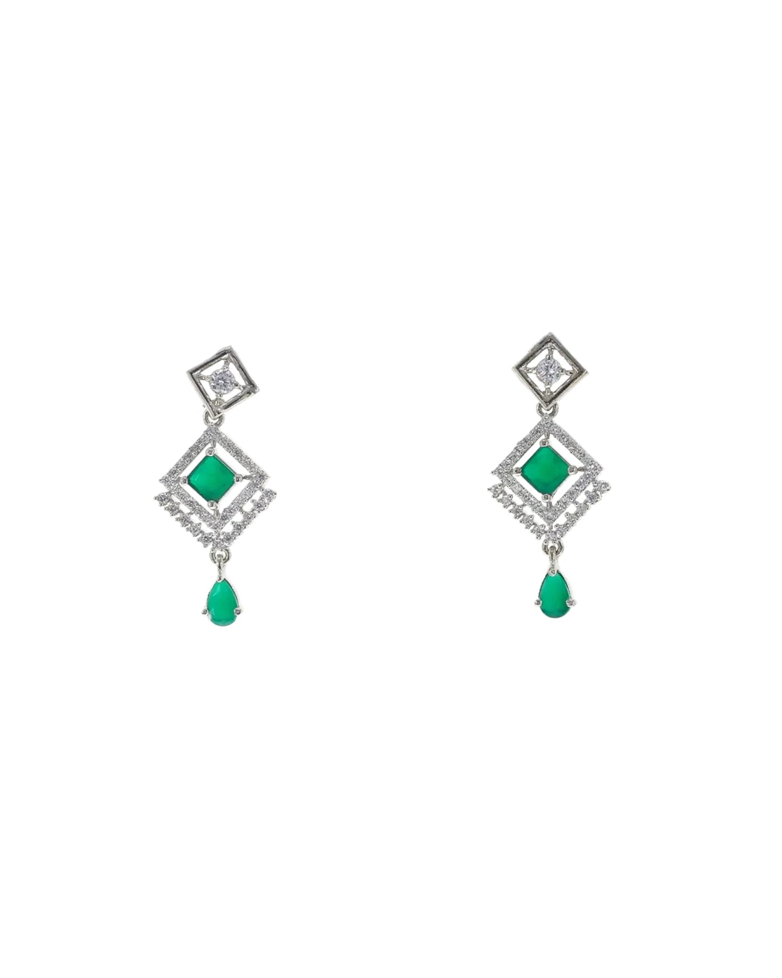 Jade Collar Set in 92.5 Silver